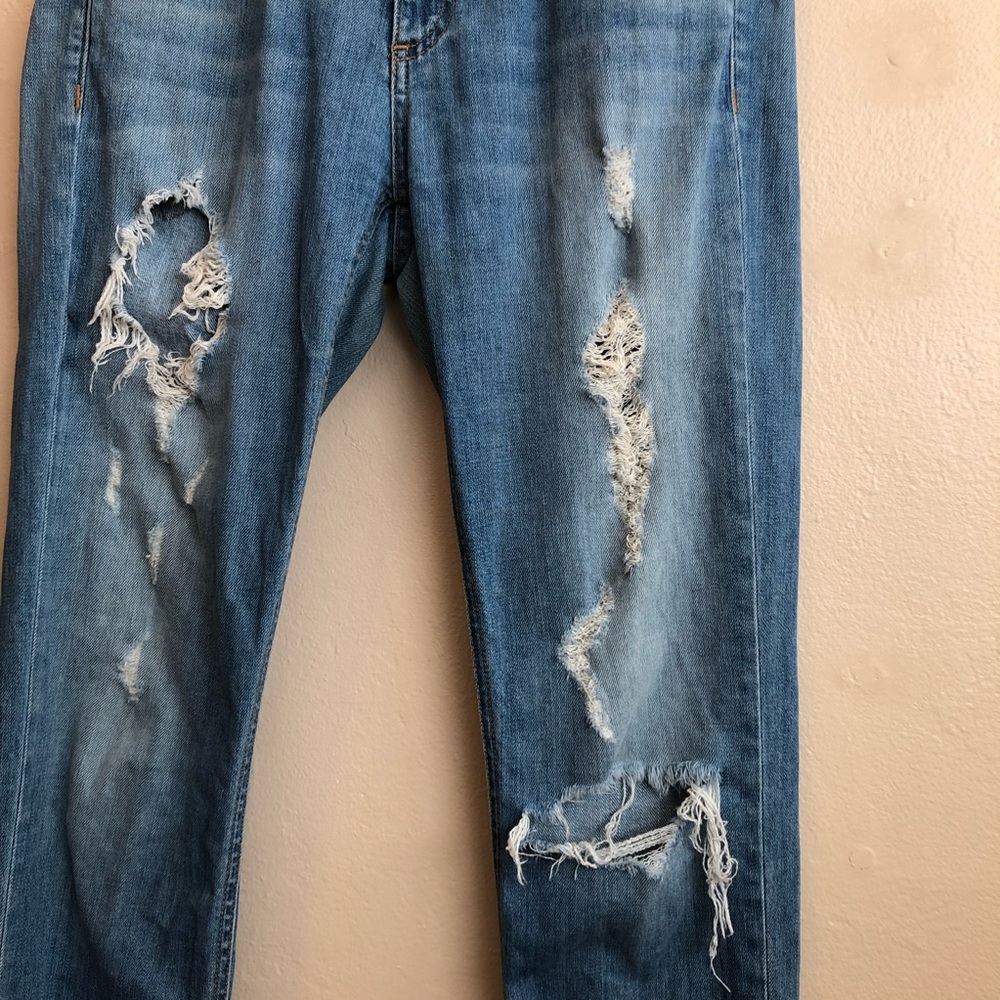 Rag & Bone The Dre Distressed Boyfriend Jeans - Picture 4 of 8